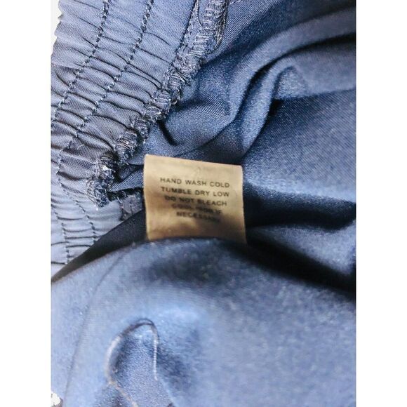 SUGAR LIPS Hi Waist Navy White Piping Ankle‎ Pants S Nautical Preppy - Picture 5 of 11